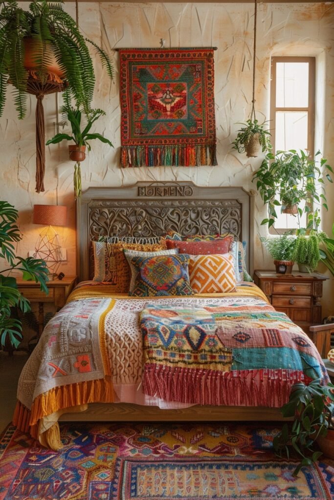 Bohemian Color Splash Bedroom