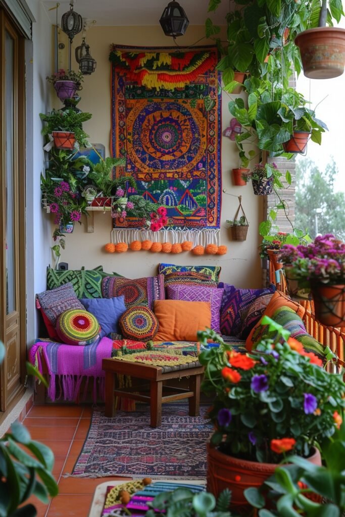 Bohemian Outdoor Nook