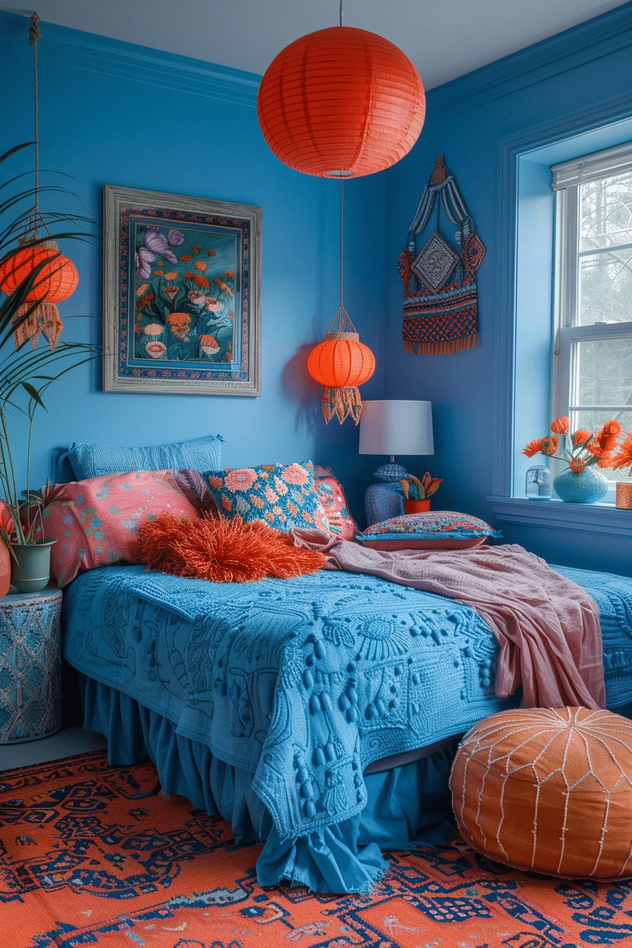 29 Blue Boho Girls Bedroom Ideas: Create A Dreamy And Artistic Space ...
