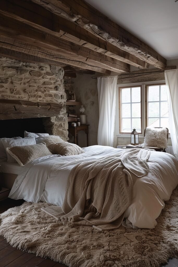 Charming Rustic Romance Bedroom