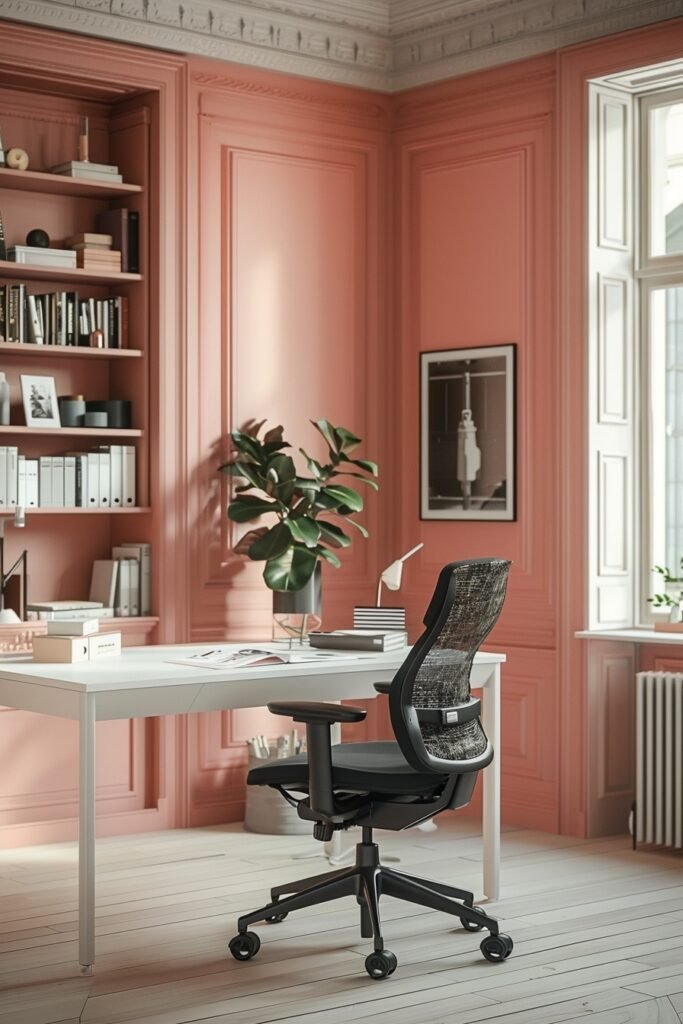 Chic Blush Home Offices