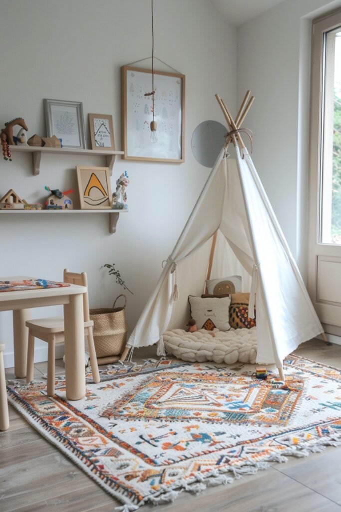 Child-Friendly Scandinavian Room