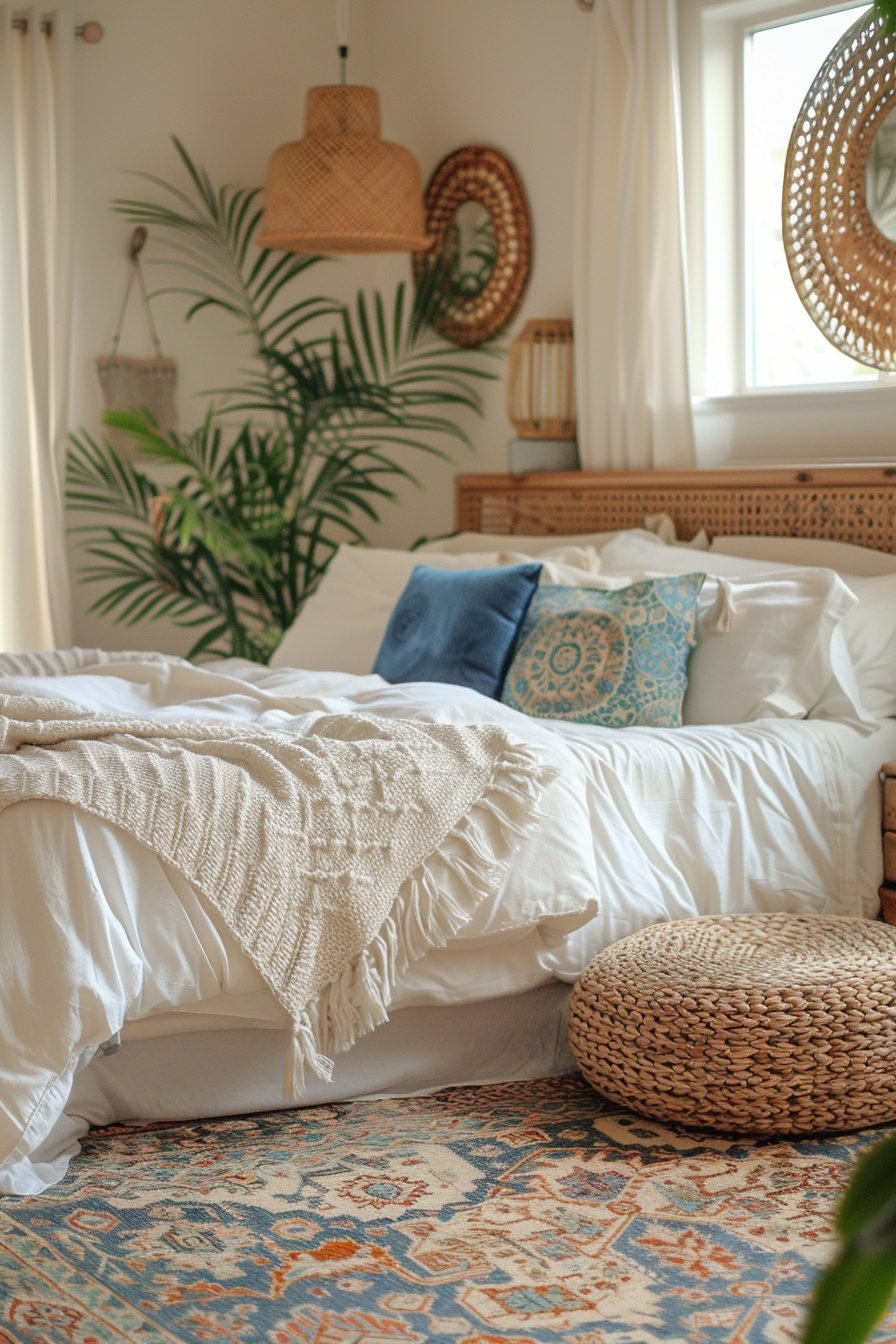 29 Beachy Boho Bedroom Ideas To Infuse Your Space With Coastal Charm