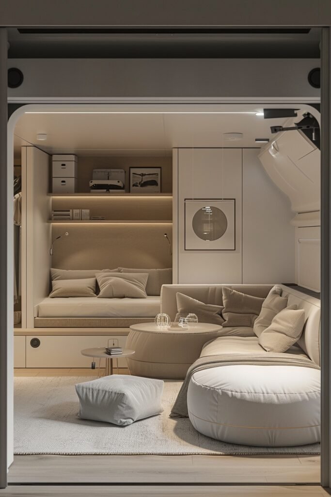 Compact Urban Capsule Bedrooms