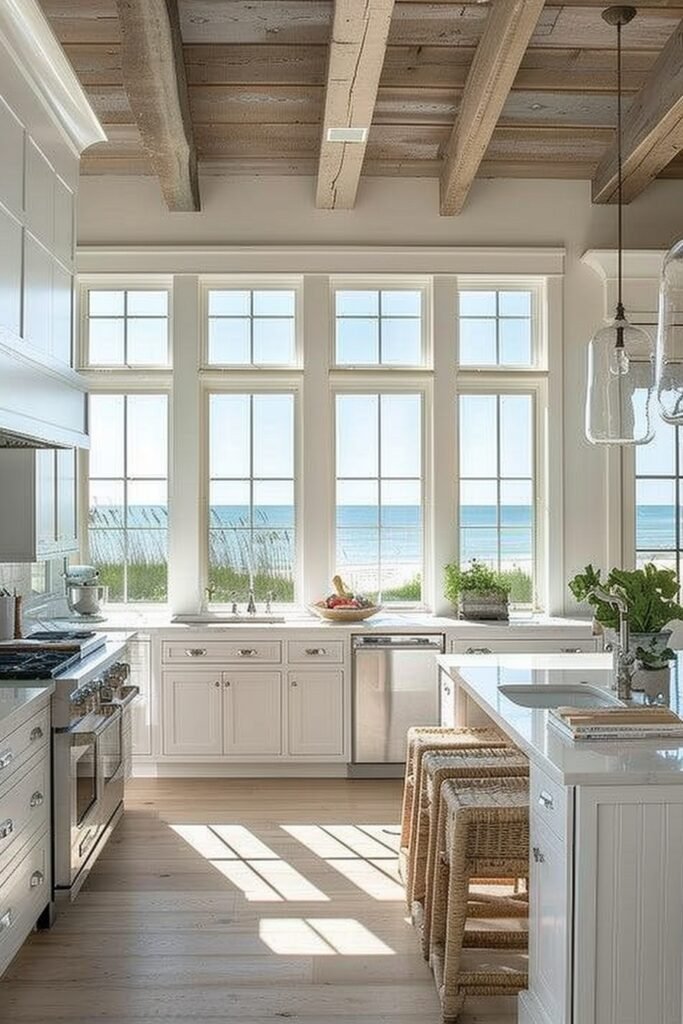 Contemporary Coastal Kitchen Designs