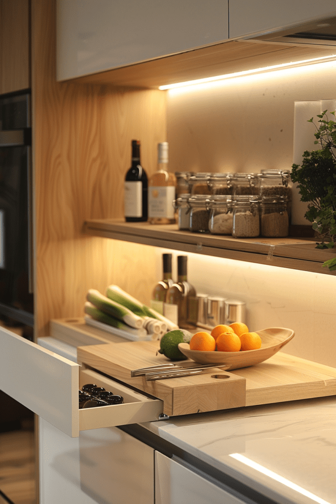 Contemporary Compact Kitchen Setup