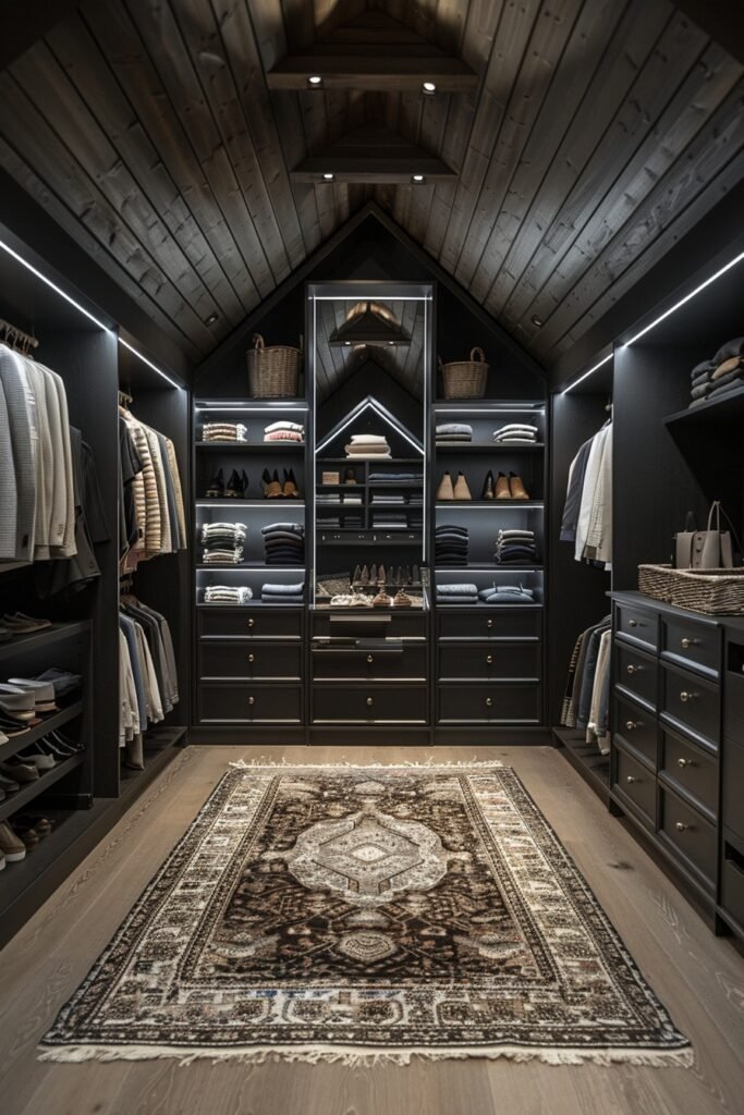 Custom Attic Wardrobe and Dressing Area