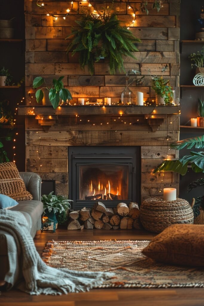 DIY Faux Fireplace Projects