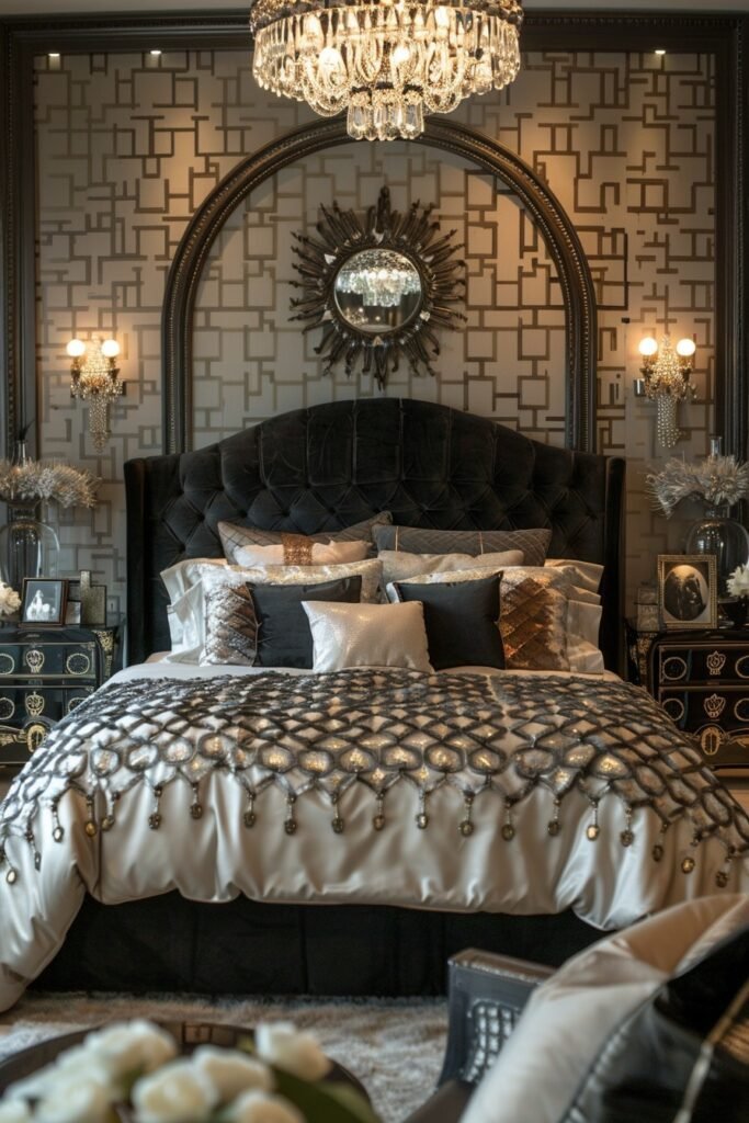 Deco Glamour Revival Bedroom