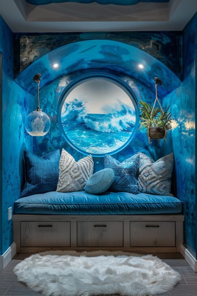 Deep Blue Boho Alcove