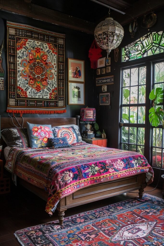 Eclectic Bohemian Rhapsody Bedroom