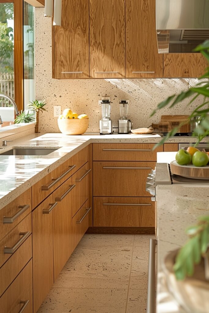 Eco-Chic Kitchens with Recycled Materials