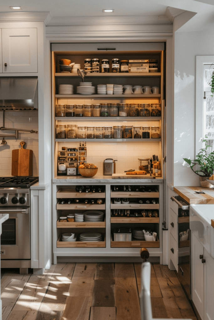 Efficient Space-Saving Kitchen Design