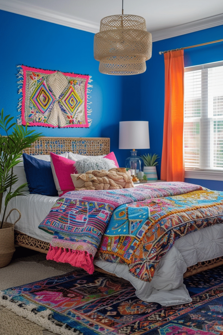 29 Blue Boho Girls Bedroom Ideas: Create A Dreamy And Artistic Space ...