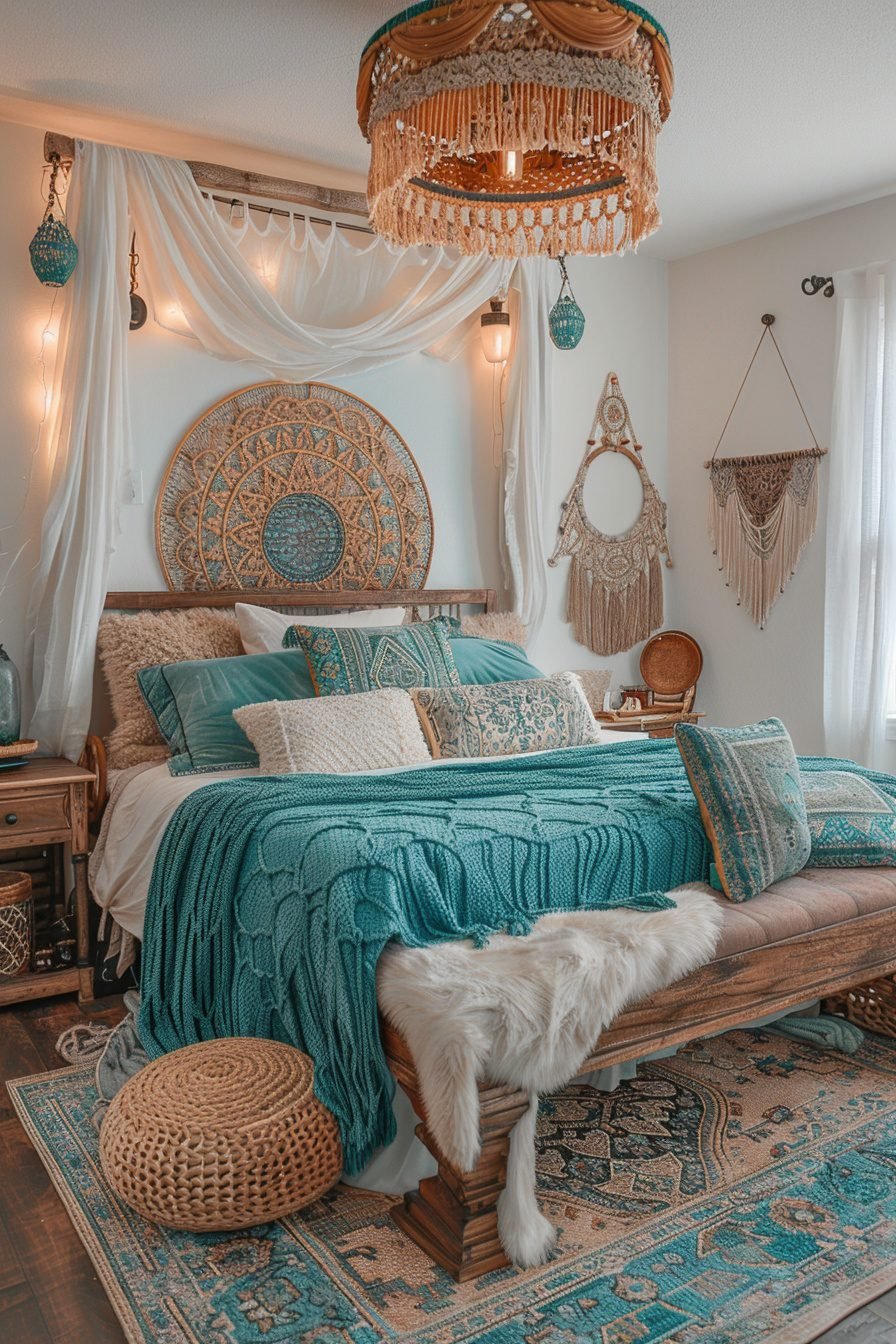 29 Beachy Boho Bedroom Ideas To Infuse Your Space With Coastal Charm