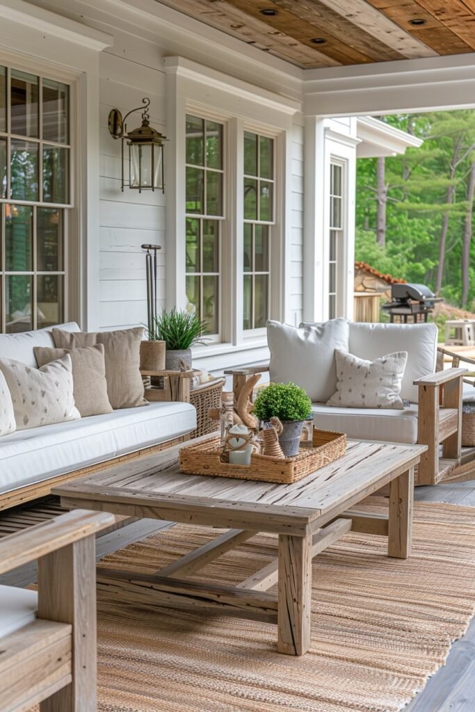 Farmhouse Style Outdoor Room