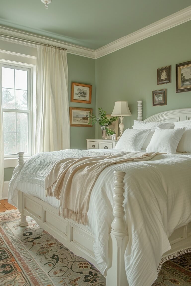 29 Sage Green Farmhouse Bedroom Ideas For A Peaceful Atmosphere Learn