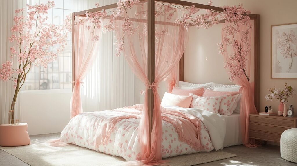 Girls Bed With Canopy