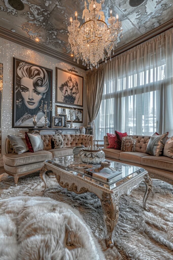 Glamorous Hollywood Style Rooms