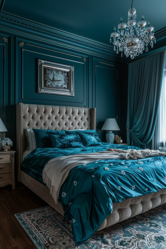 Glamorous Teal Salon