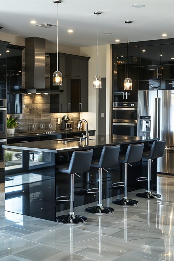 Glossy Modern Kitchen Styles