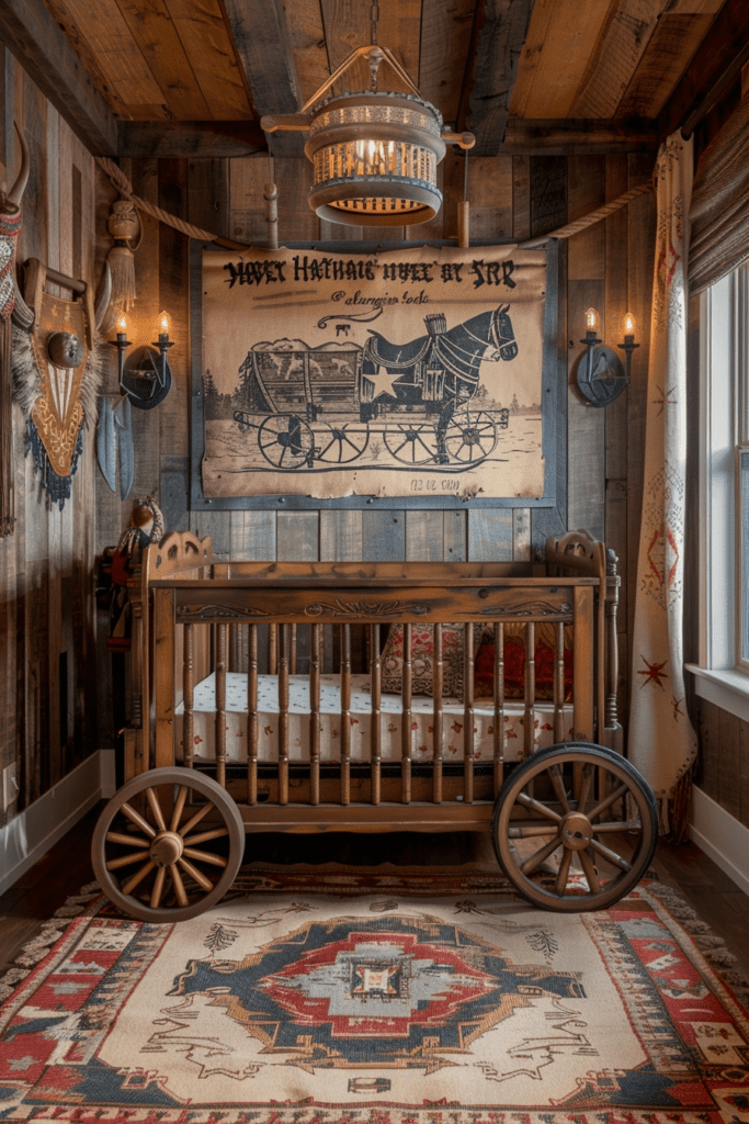 Golden Era Western Baby Room