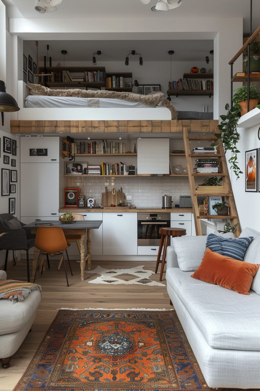 Image showcasing A Clever Small Space Hack in a Beautiful Danish Apartment