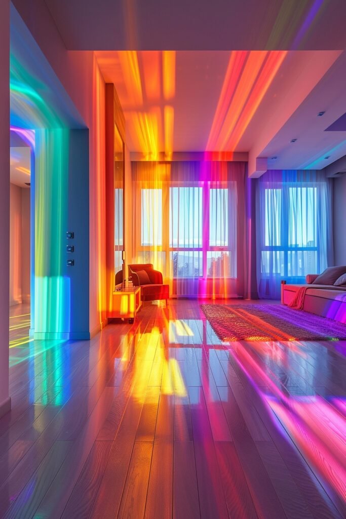 Interactive Rainbow Lights