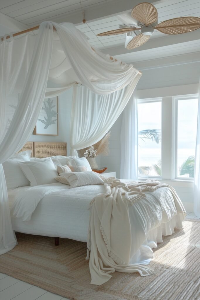 Light-Filled Coastal Boho Bedroom