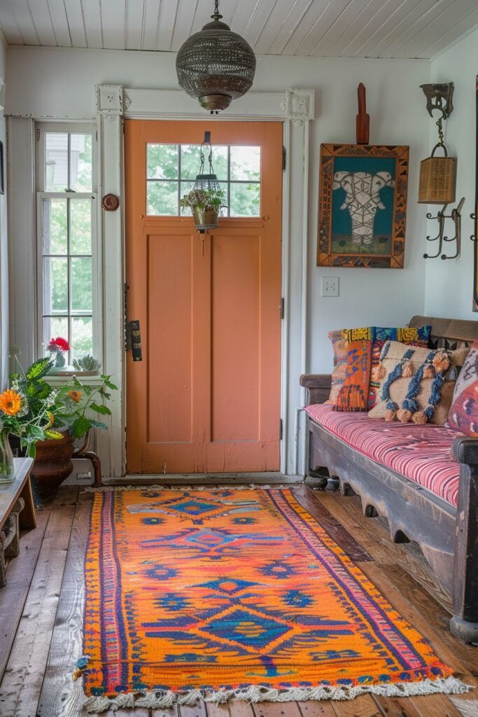 Luminous Boho Vestibule