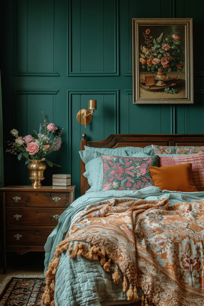 Luxurious Dark Teal Indulgence