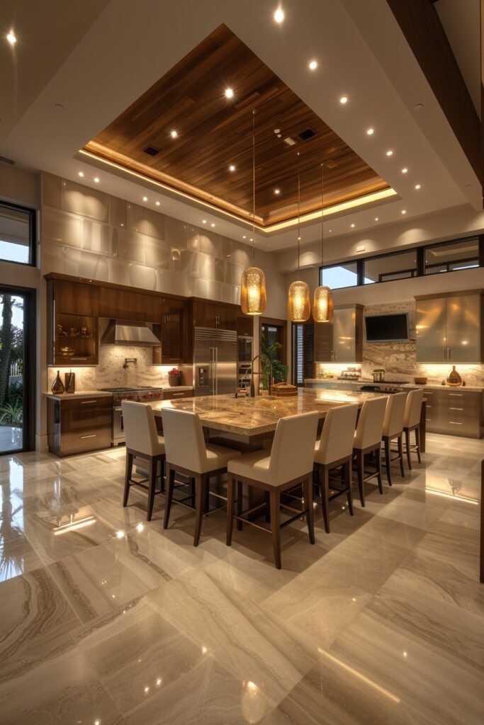 Luxurious Open-Concept Kitchens