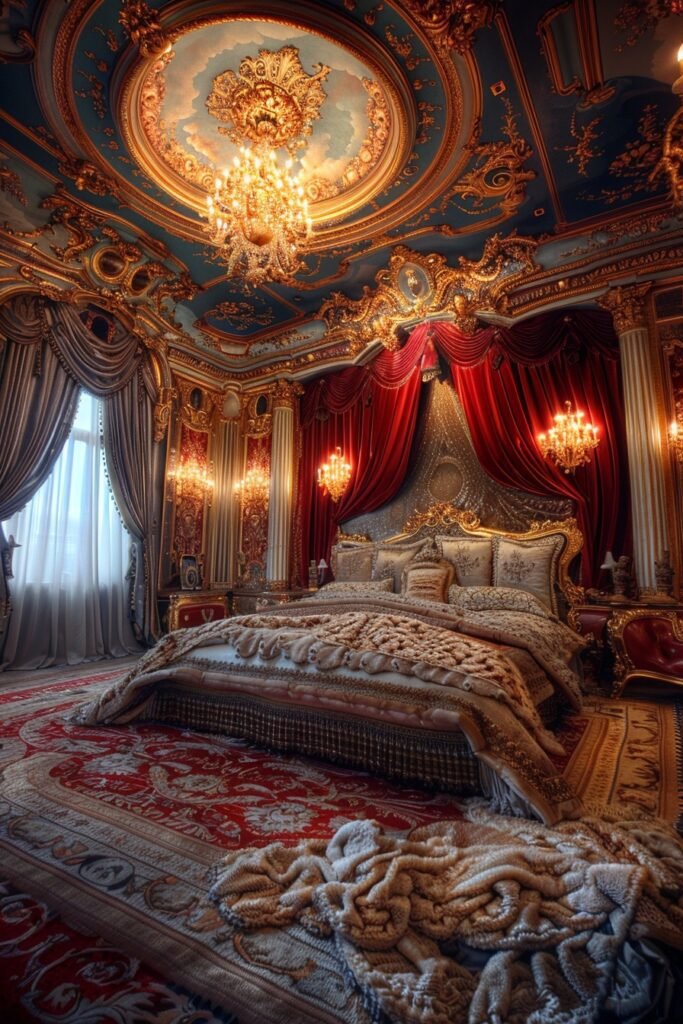 Luxurious Opulent Baroque Bedroom