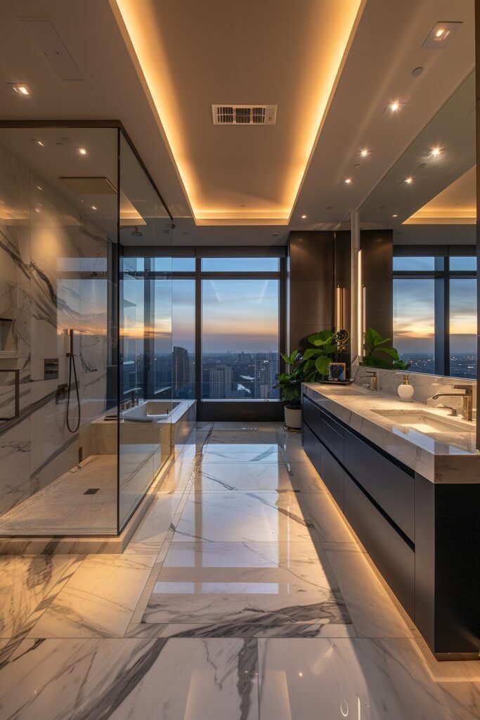 Luxurious Urban Penthouse Bath