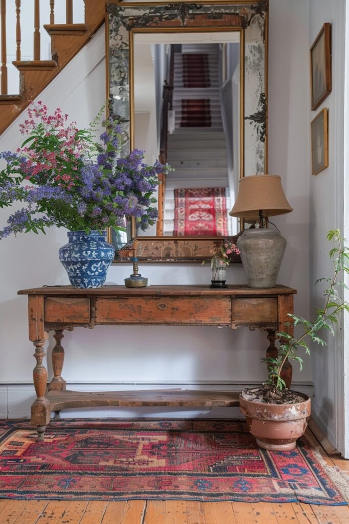 Mirror Magic Boho Entryway