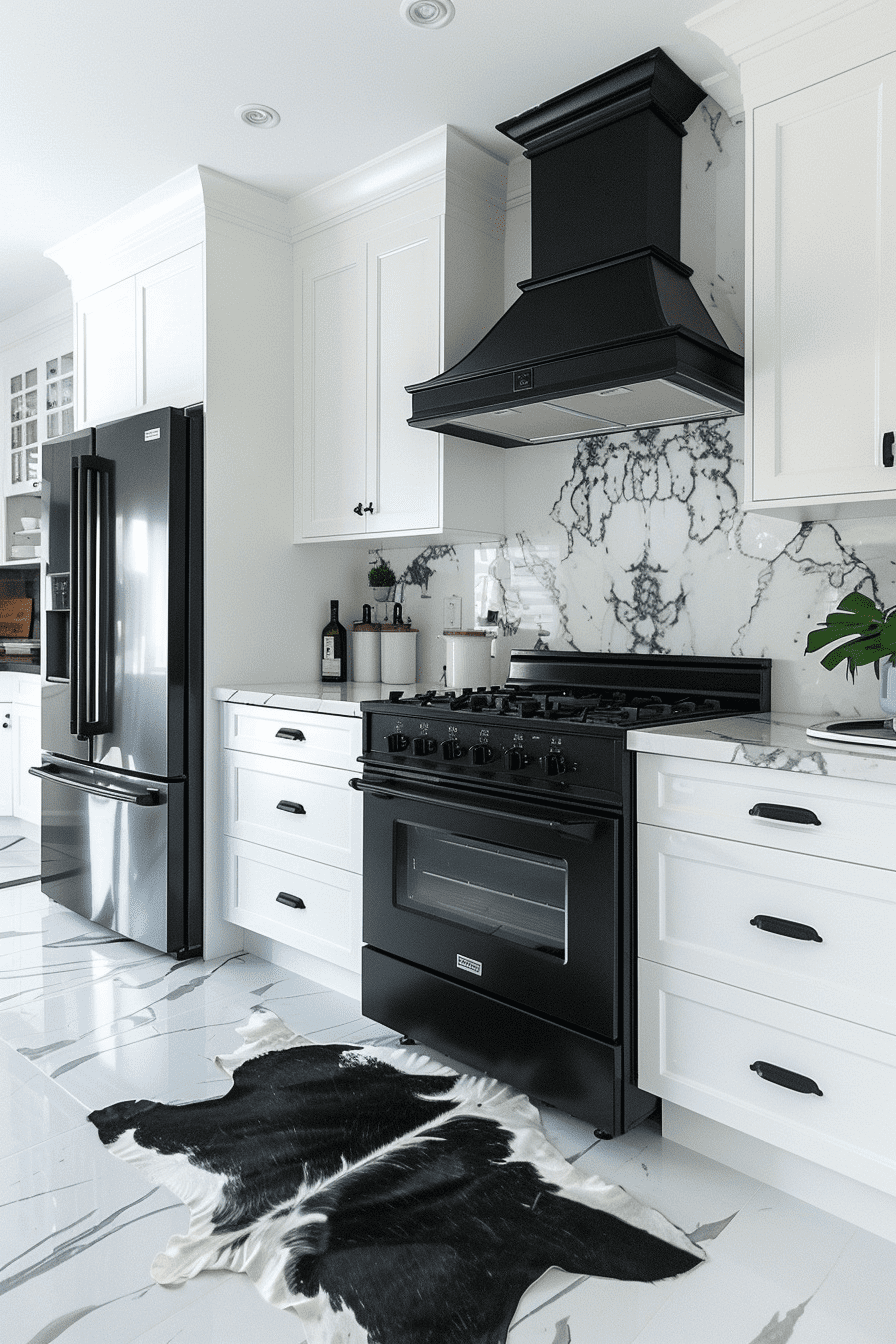 29 Black And White Modern Kitchen Ideas For A High-End And Contemporary ...