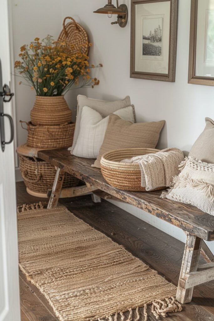 Natural Boho Welcome Nook