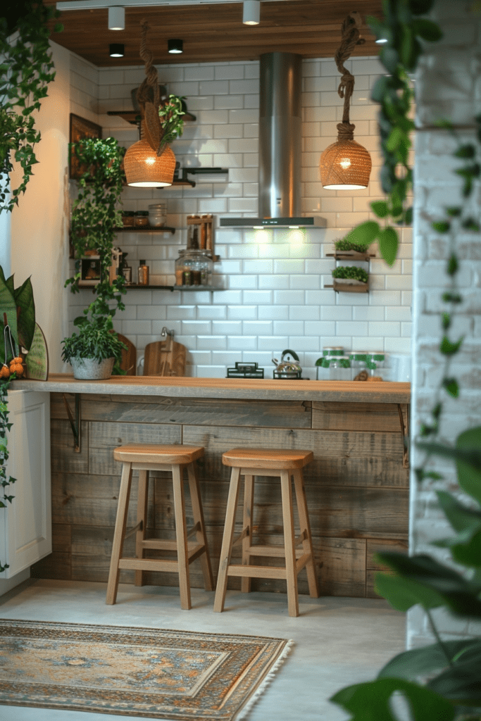 Natural Small Kitchen Design