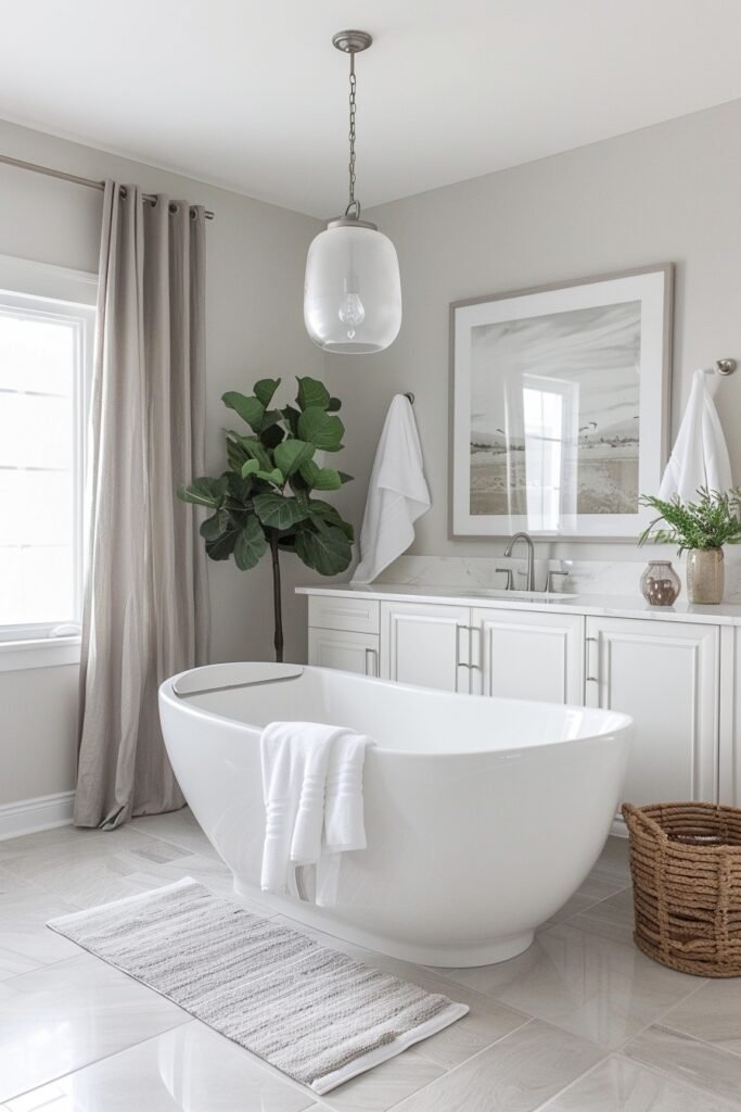 Neutral Urban Bath Haven