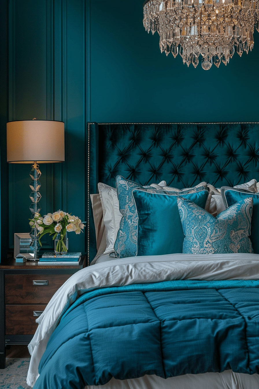 29 Dark Teal Bedroom Ideas - Learn California