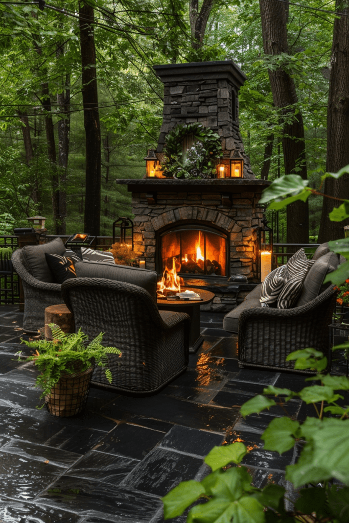 Outdoor Patio in Sable Shades