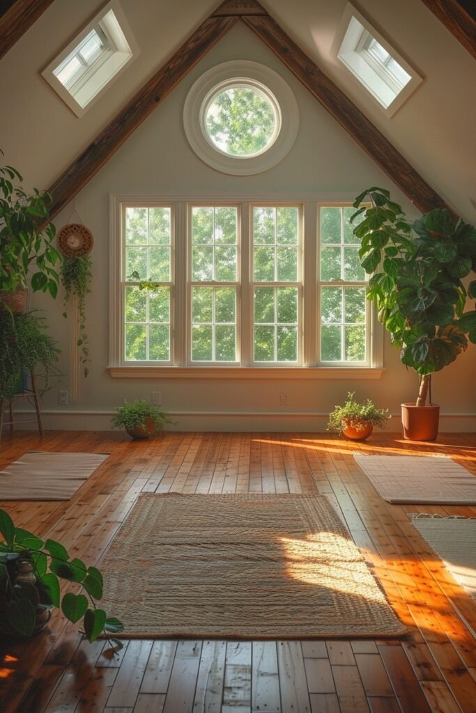 Peaceful Attic Yoga Studio