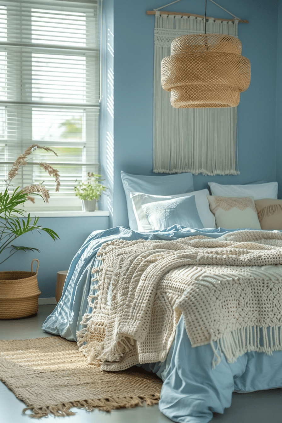 29 Blue Boho Girls Bedroom Ideas: Create A Dreamy And Artistic Space ...
