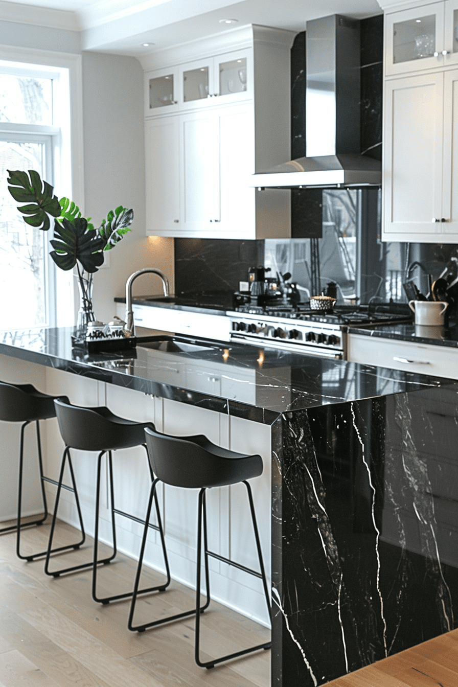 29 Black And White Modern Kitchen Ideas For A High-End And Contemporary Look - Learn California