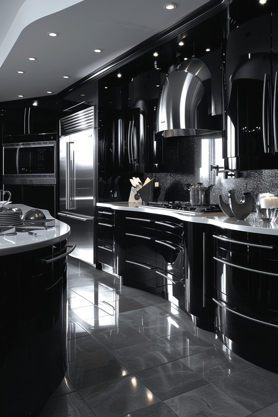 29 Black And White Modern Kitchen Ideas For A High-End And Contemporary ...