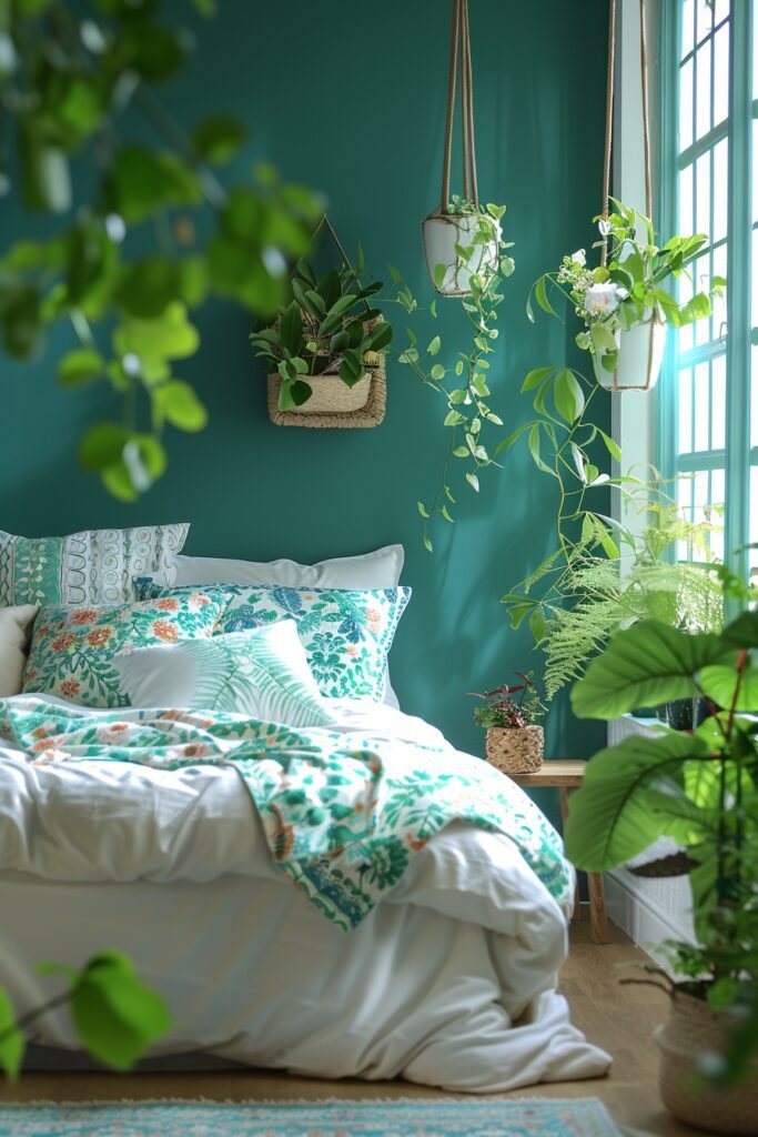 Refreshing Aqua Boho Dorm