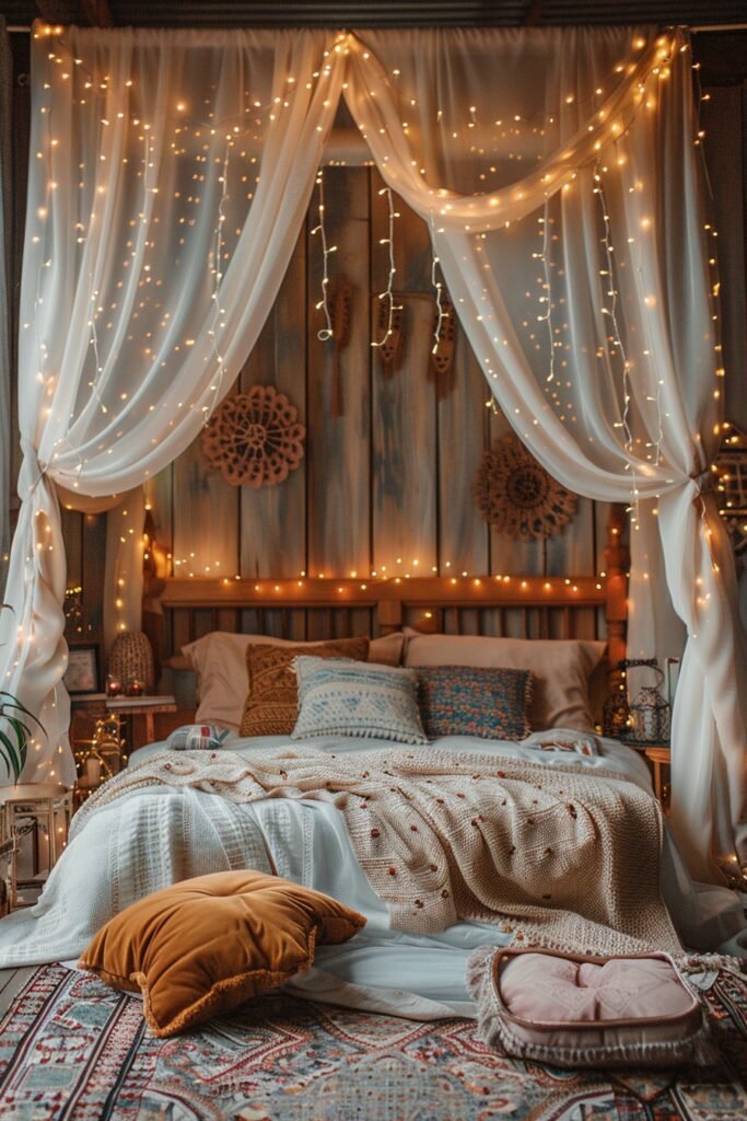 Romantic Gypsy Boho Bedroom Design