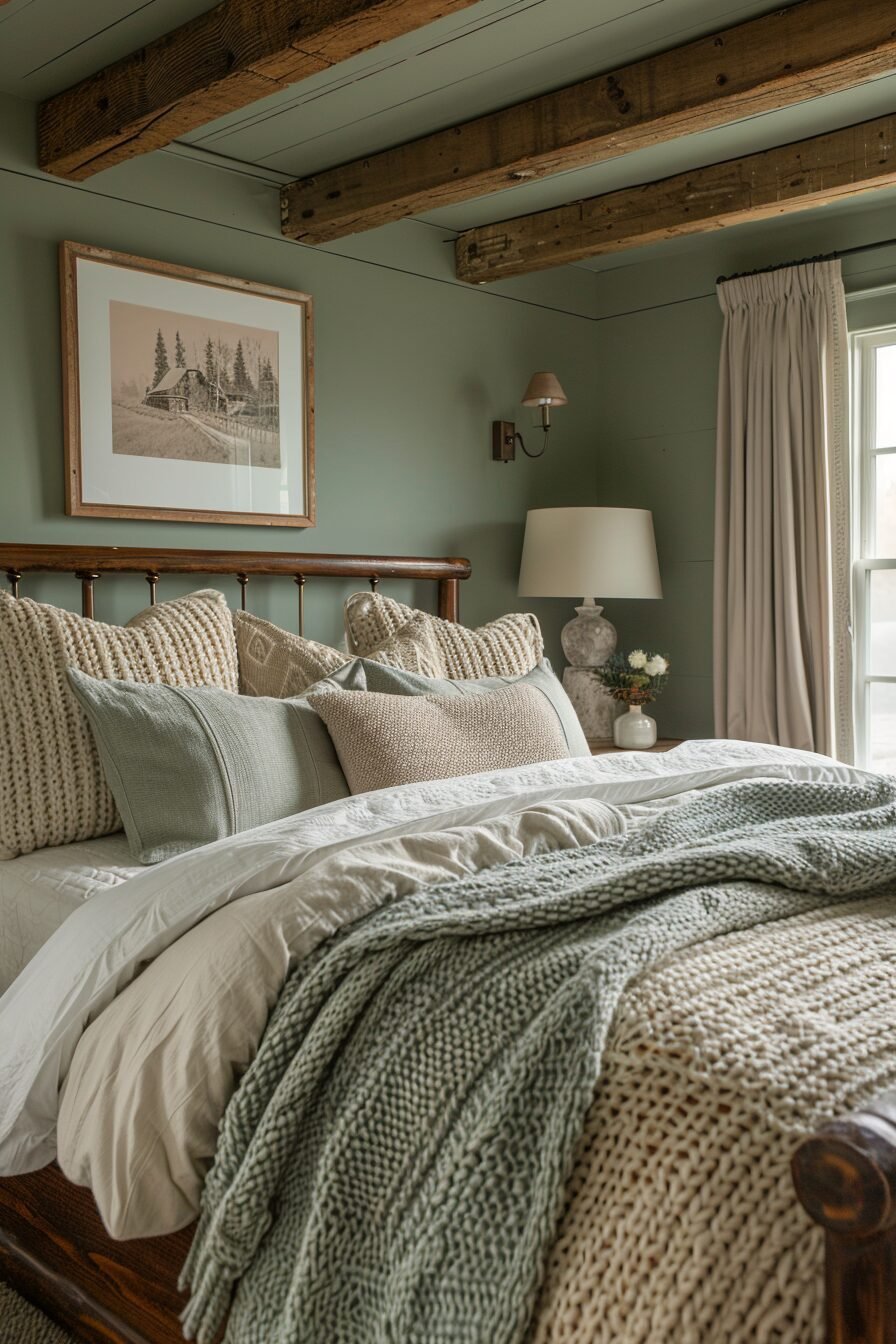 29 Sage Green Farmhouse Bedroom Ideas For A Peaceful Atmosphere Learn