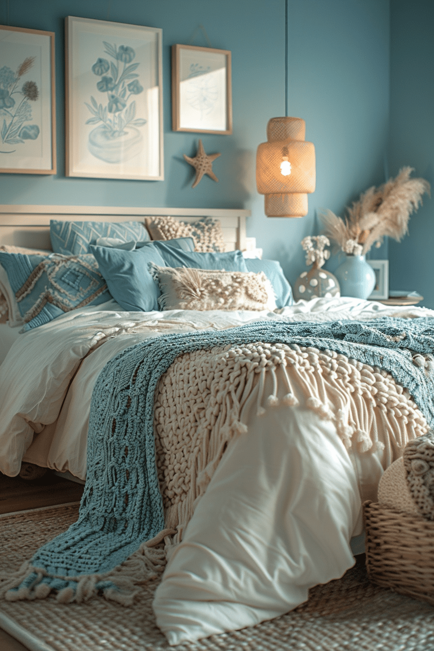 29 Blue Boho Girls Bedroom Ideas: Create A Dreamy And Artistic Space ...
