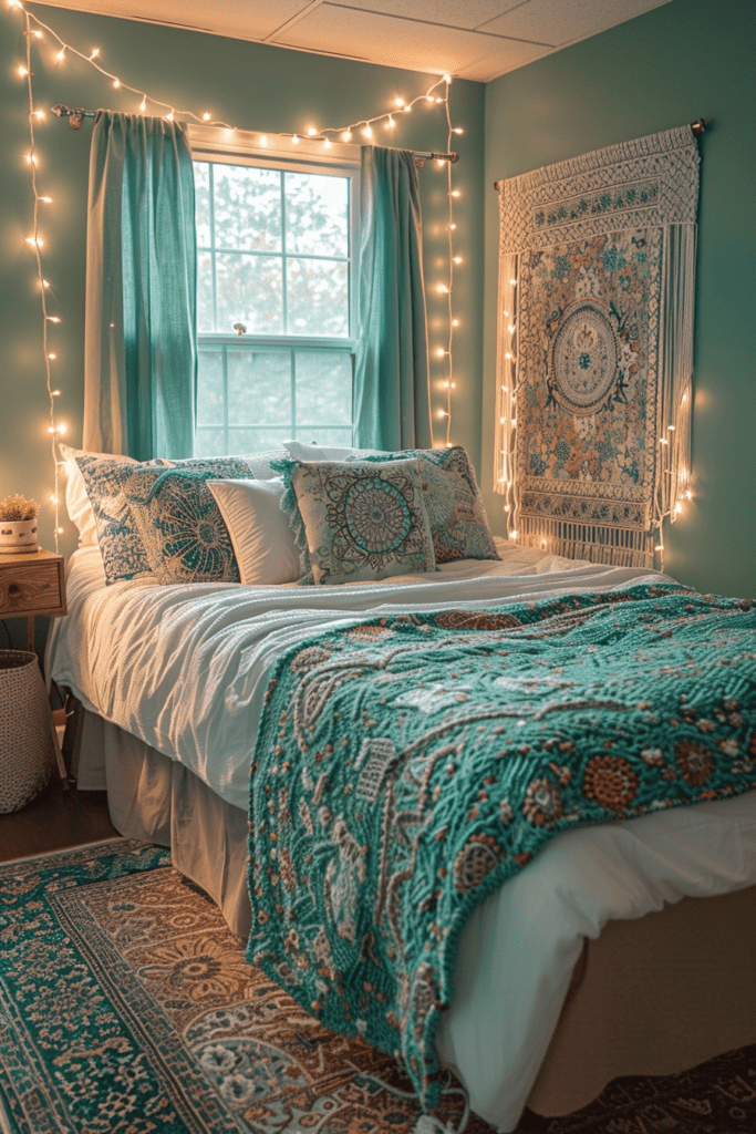 Seafoam Serenity Dorm Space